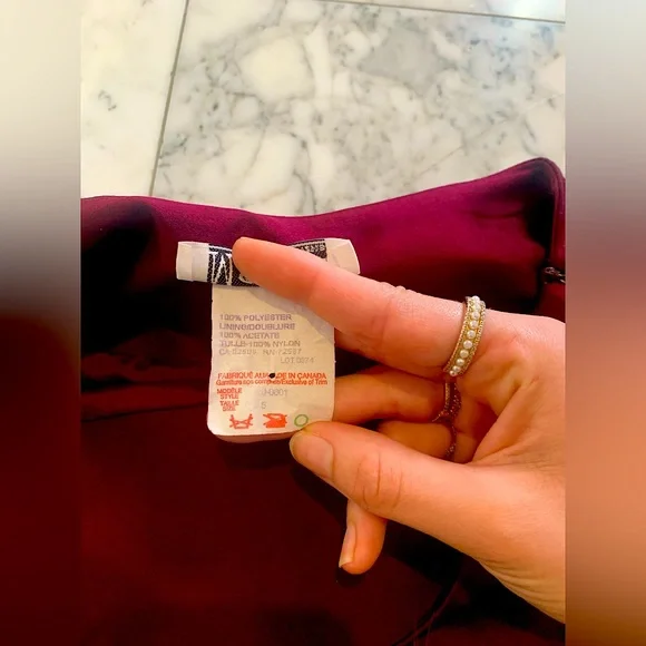 Two Piece Maroon Ball Gown - Picture 7 of 7